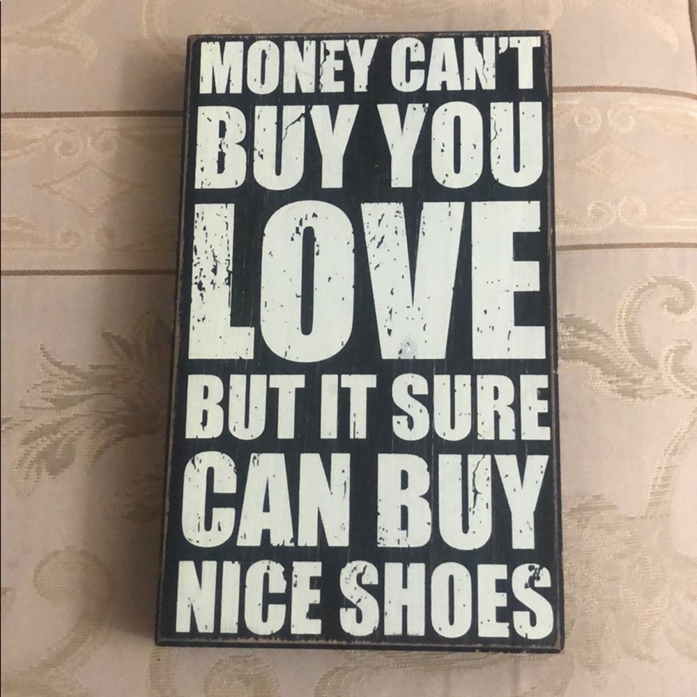 Shoe Lover Sign - Picture 2 of 2